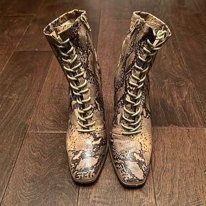 Forever 21 Snake Skin boots